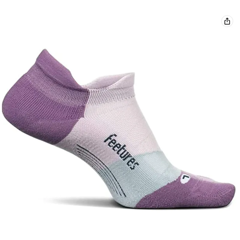 Feetures Elite Light Cushion No Show Tab in Purple Nitro